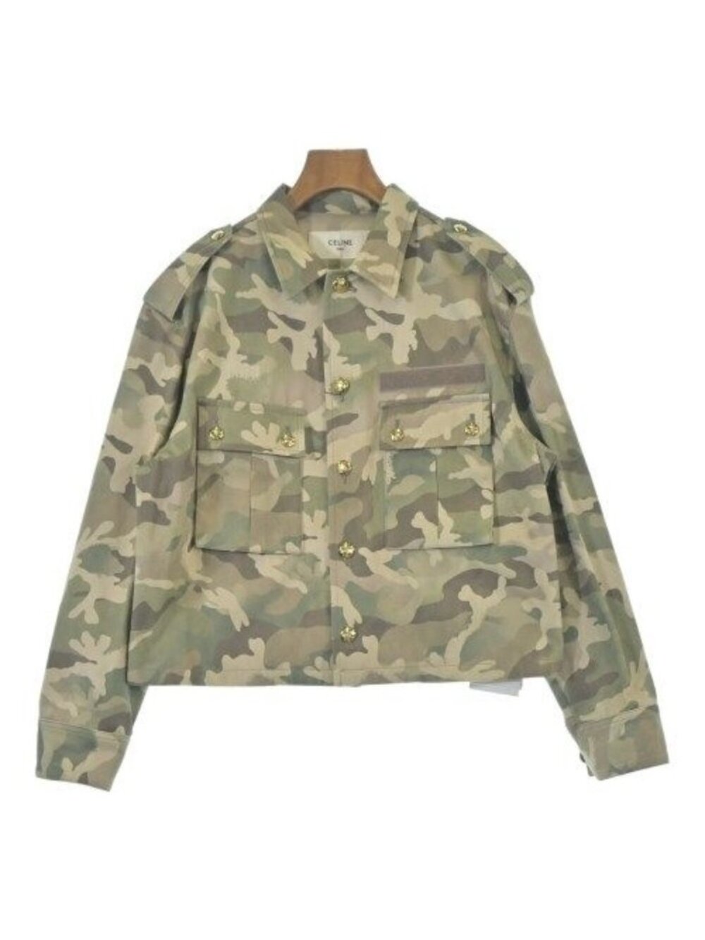 Celine Coverall Jacket Khaki